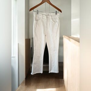 MOTHER White Flare & Wide Leg Jeans